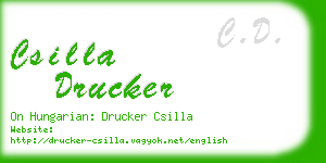 csilla drucker business card